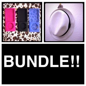 Bundle of fedora & iPod cases 👒🎧