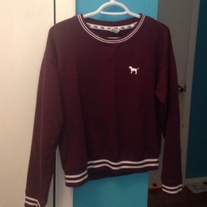 Maroon PINK sweatshirt