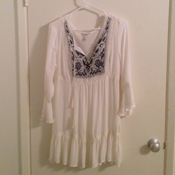 flowy dress embroidered - Picture 2 of 2