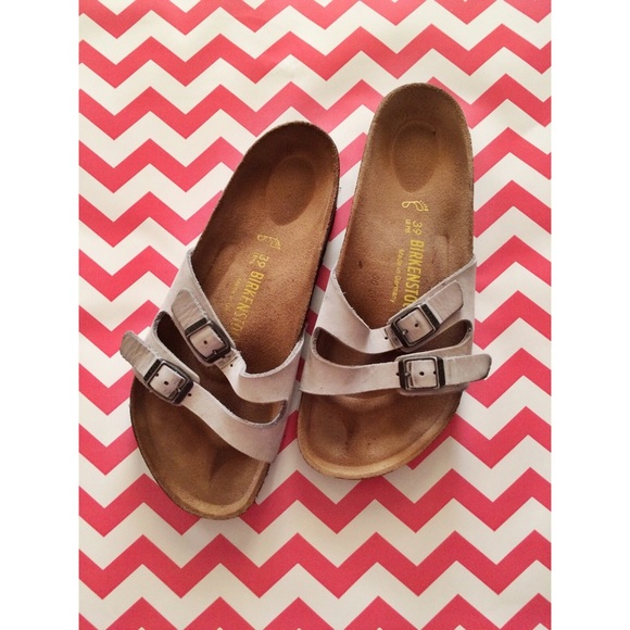 Mint/Grey Birkenstocks