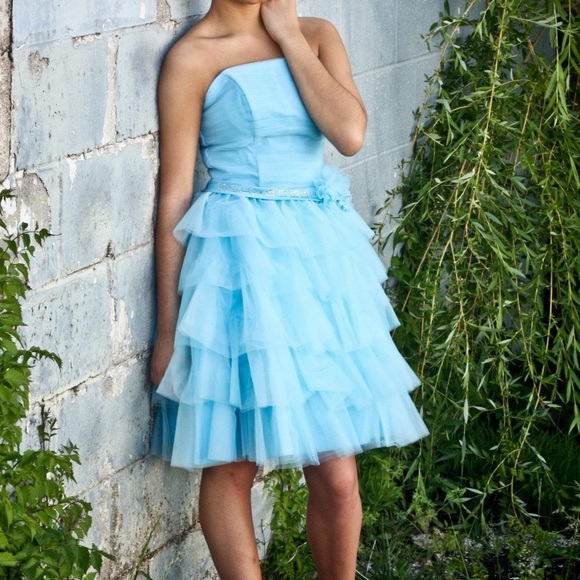 Light blue dress!