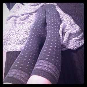 New Gray Knee Socks