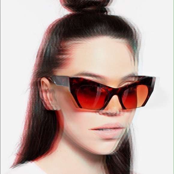 Cateye sunglasses cat eye cut off shades