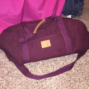 Victoria's Secret PINK maroon duffel bag
