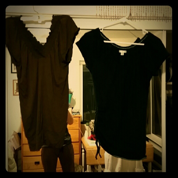 2 casual style, cotton, light weight shirts