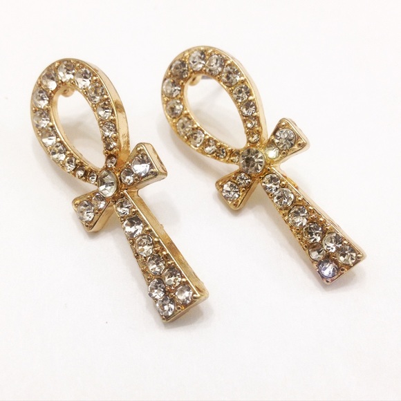 Ankh earrings