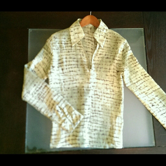 Pleated blouse