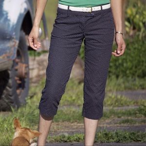 Polka dot crop pant