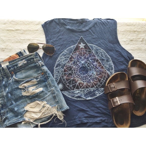 Cut Off Cropped Zodiac Tank