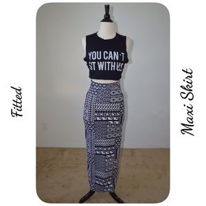 Tribal Maxi Skirt ⛔️ SOLD ⛔️