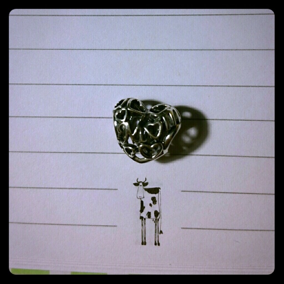Pretty silver pandora charm MOM
