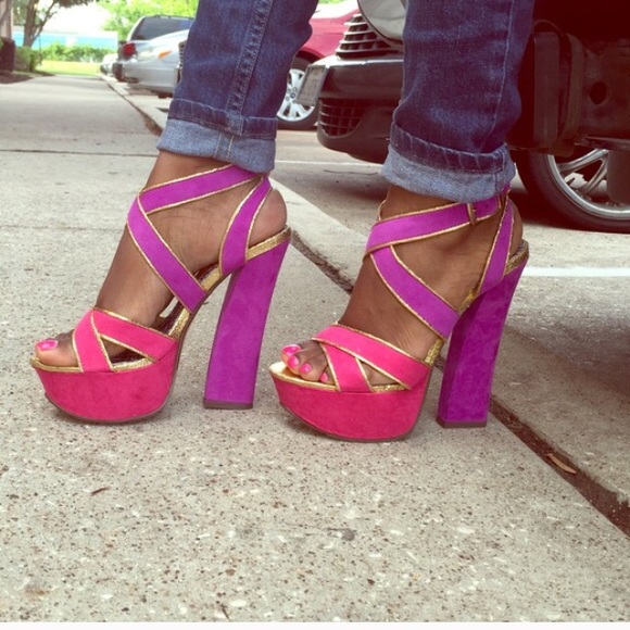 Pink and purple