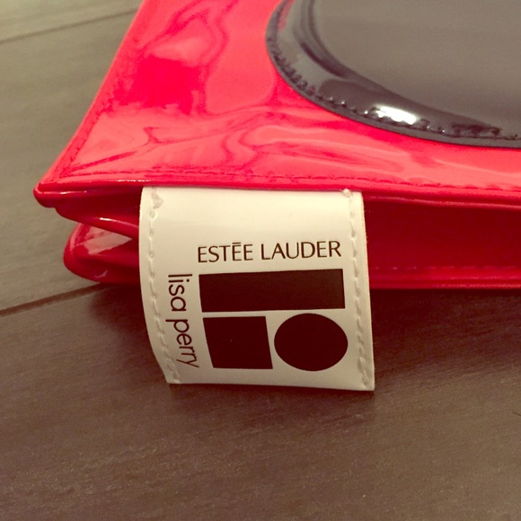 Estee Lauder lisa perry cosmetics bag