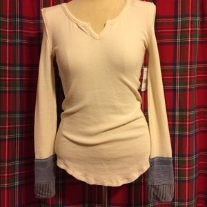 🌿 NWT Free People Layering Long Sleeve Top