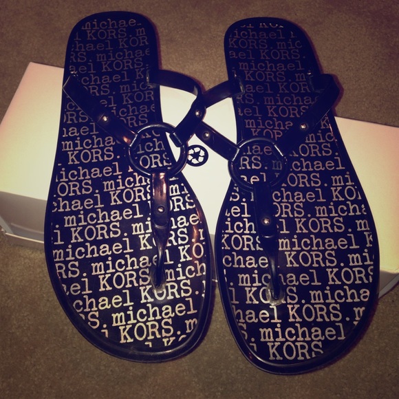 Michael Kors black sandles.