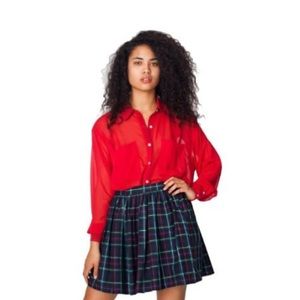 Plaid skirt
