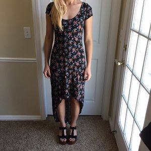 Jessica Simpson floral hi-lo dress