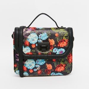 BCBGeneration Floral Print Cross Body Bag