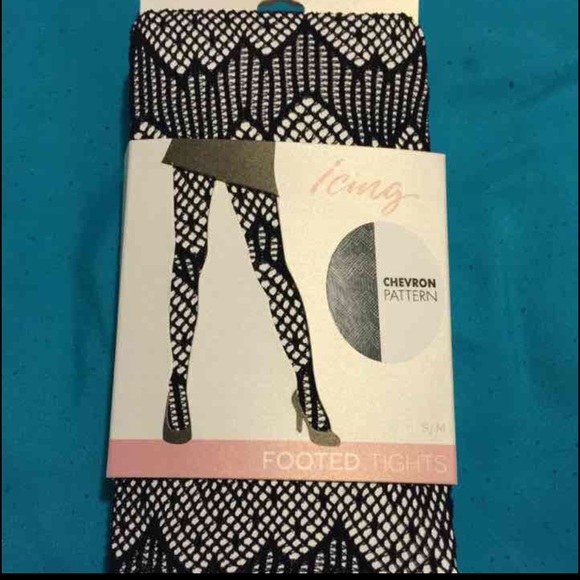 Chevron Patterned Tights