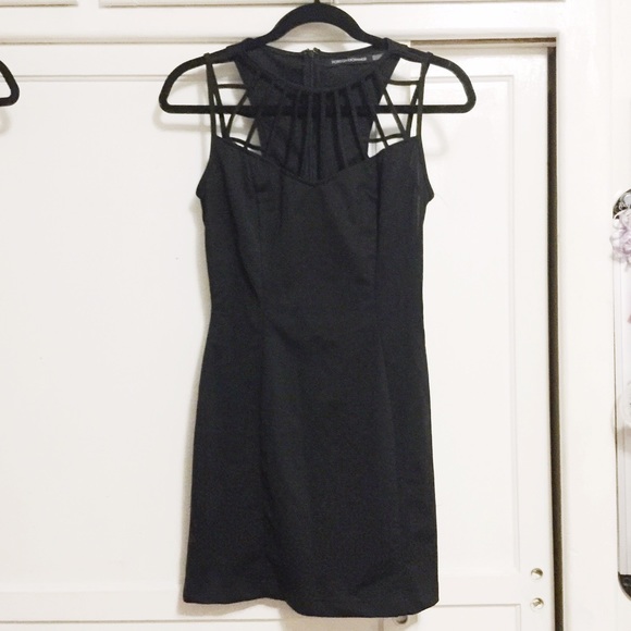 Foreign Exchange Dresses & Skirts - Caged Black Dress