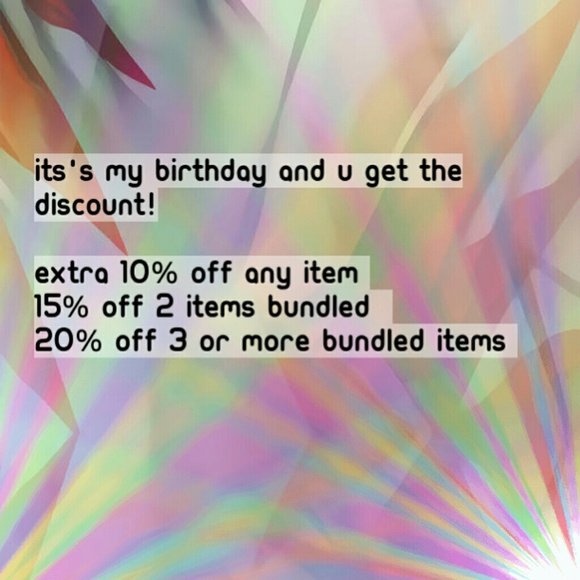 Bday Discount