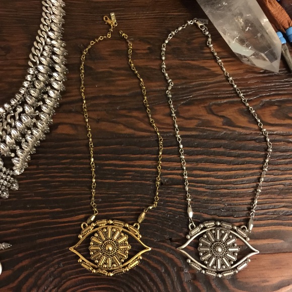 Vanessa Mooney Jewelry - vanessa mooney | gold rocker eye necklace