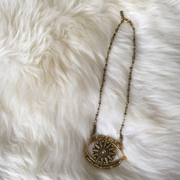 vanessa mooney | gold rocker eye necklace - Picture 3 of 4