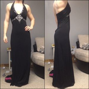 Black gown