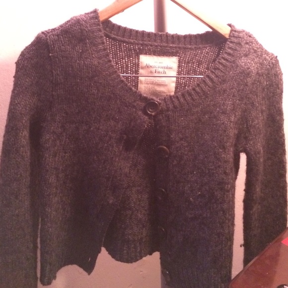 a gray wool cover up!