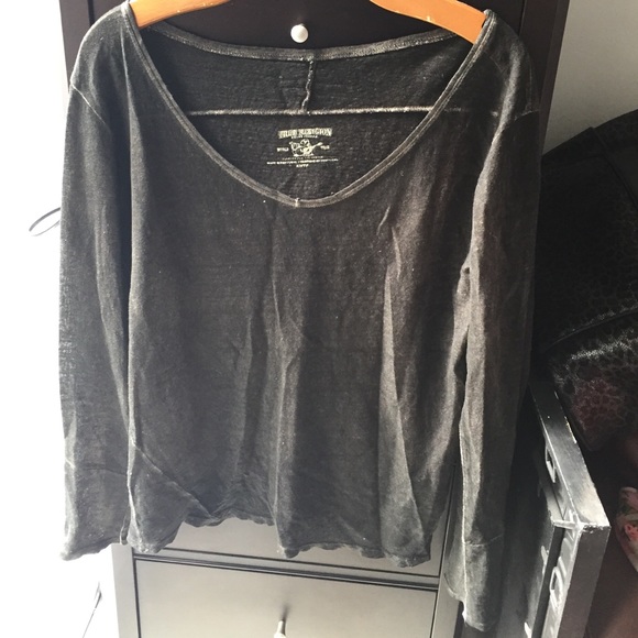 True religion comfy off the shoulder top