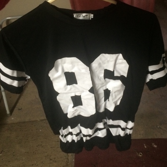 Tops - Varsity number shirt