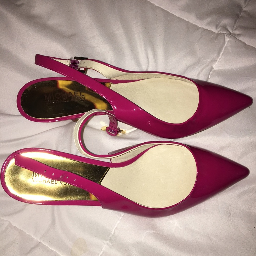 Hot pink Michael kors heels