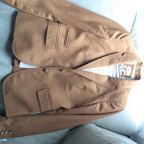 J.crew schoolboy blazer tan