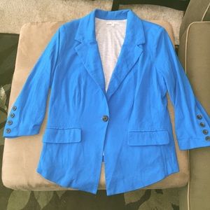 Royal blue blazer - size large