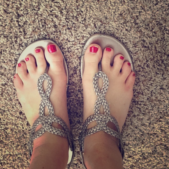Silver Sandals