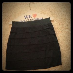 Express ruffled mini skirt