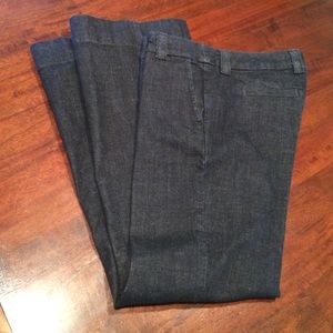JCrew Adalyn Trouser Jeans size 4 Dark Blue