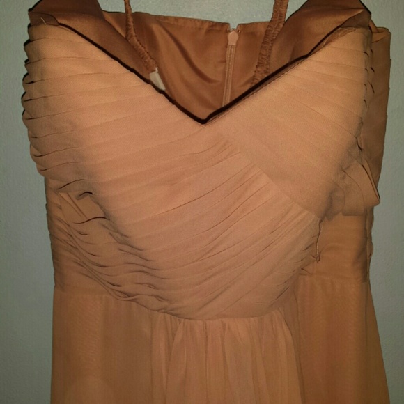 Blush bridesmaid dress