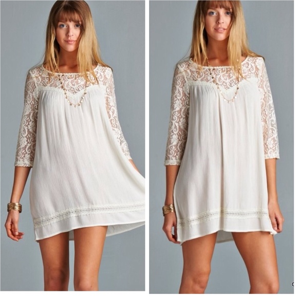 Dresses & Skirts - Lace Sweetheart Dress