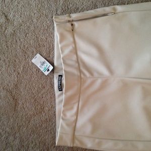 Express Pants - Express Cream Faux Leather Beige Pants Express Pants - Express Cream Faux Leather Beige Pants