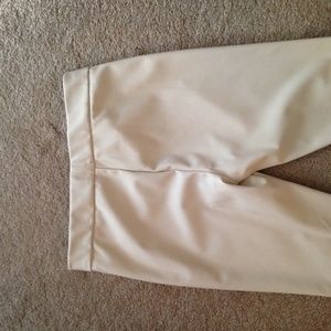 Express Pants - Express Cream Faux Leather Beige Pants Express Pants - Express Cream Faux Leather Beige Pants