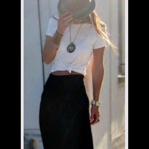 Black Maxi Skirt
