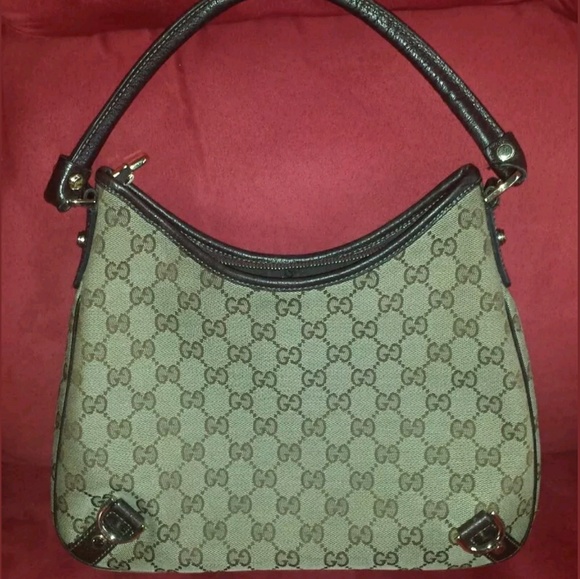 Authentic Gucci Monogram Hobo - Picture 5 of 8