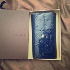 Louis Vuitton dark blue wallet
