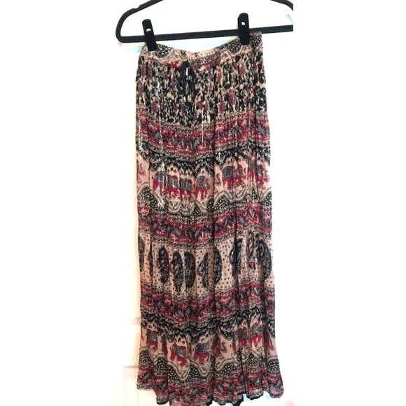 SOLD Unique Boho Maxi Skirt from India