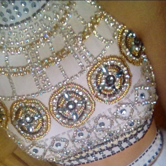 Sherri Hill white two piece 11068 long prom dress