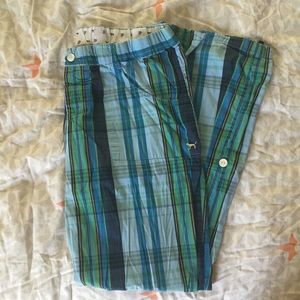 Victoria's Secret plaid sleep pants.