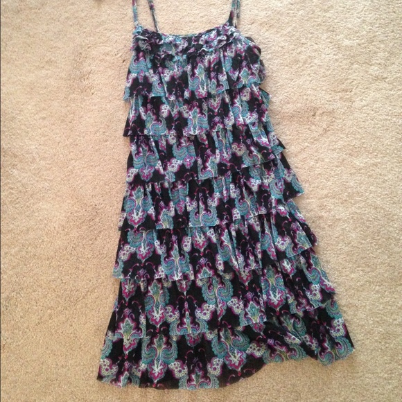 Express Short Ruffle Dress - Picture 3 of 3