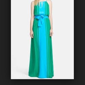Jay Godfrey Color-block Maxi Dress