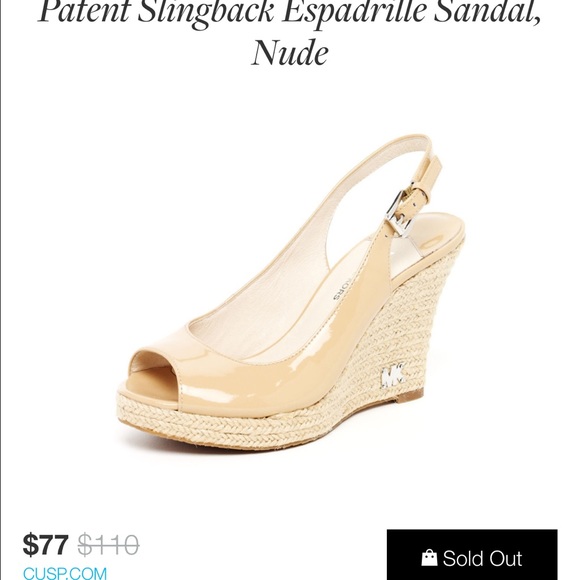 Michael Kors tan/nude hills